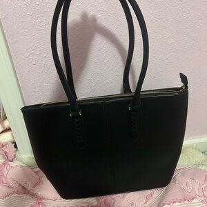 Elegant Black Tote Bag